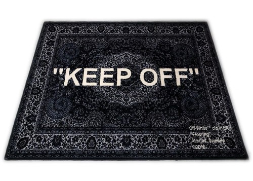 Tappeto bianco sporco keep - bianco, "keep