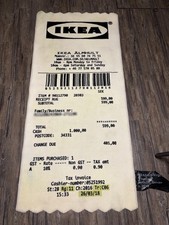 Tappeto ricevuta IKEA x Virgil